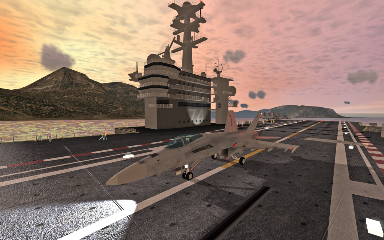 F18 Carrier Landing II Pro - screenshot