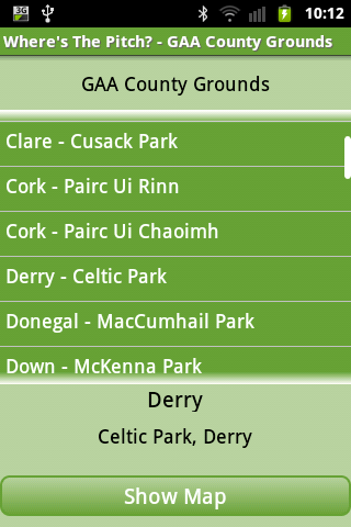 Where's The Pitch-GAA Counties