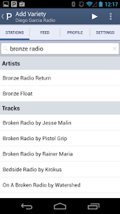Pandora® internet radio - screenshot thumbnail
