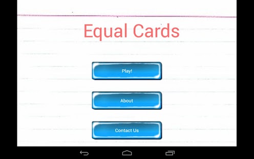 How to get Equal Cards Free 1.0 apk for android