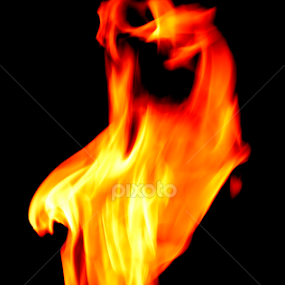 Amber hot by Mukesh Sharma - Abstract Fire & Fireworks