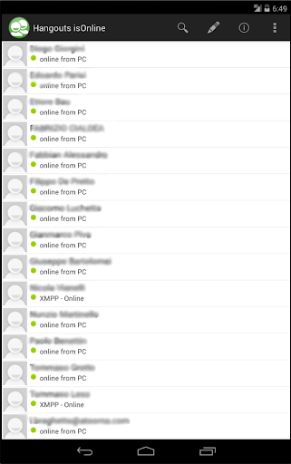 Hangouts isOnline