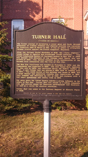 Turner Hall Plaque 