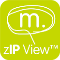 m.ZIP View logo