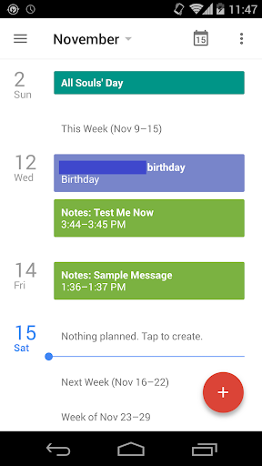 JustNoteIt - Calendar Notes