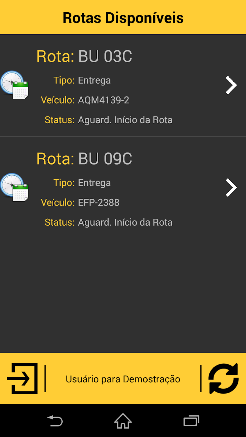 RCS Mobile Frota MB Screen 2