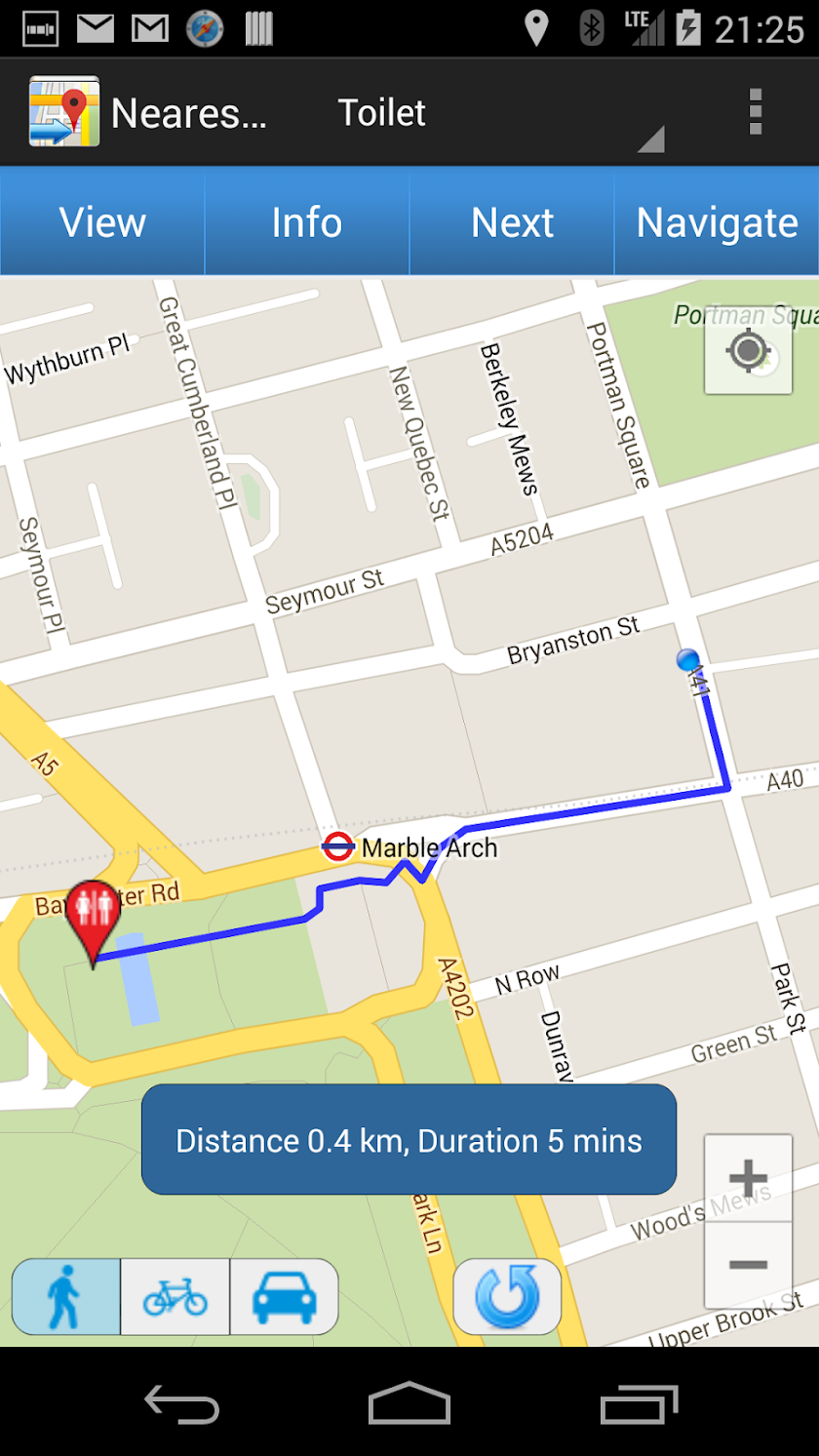 Nearest Amenities Screen 2