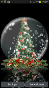 Snow Globe Christmas Tree LWP(圖6)-速報App