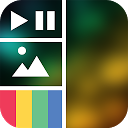 Vidstitch Free - Video Collage mobile app icon