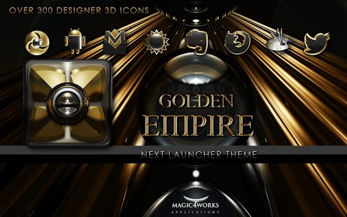 Next Launcher Theme G Empire Screenshots 0