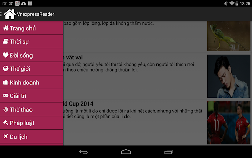 Vnexpress Mobile Reader