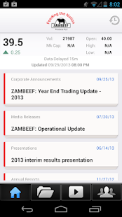 Zambeef Products PLC IR - náhled