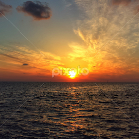 Sunset at Sea by Shane Adams - Instagram & Mobile Android