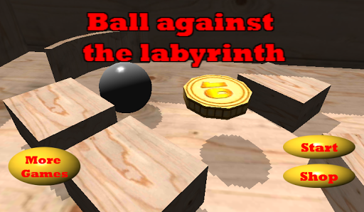 Ball against the labyrinth