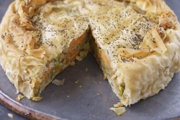 Indian potato pie