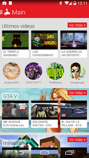 Gameplays vlogs de Youtubers