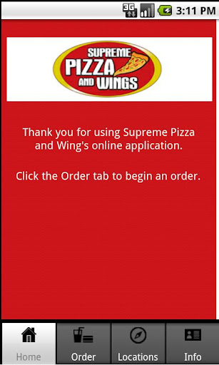 Supreme Pizza and Wings