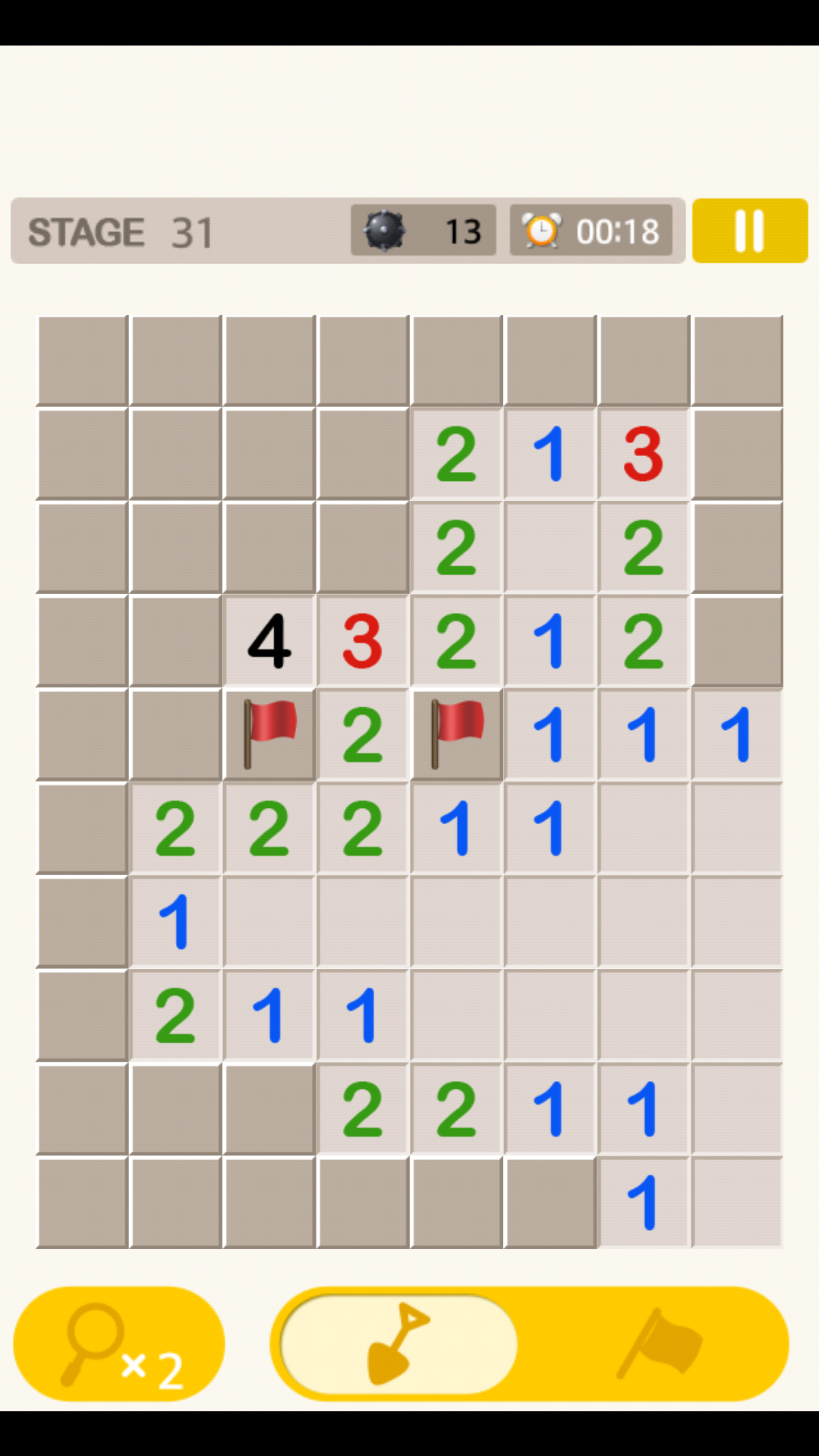 Android application Minesweeper King screenshort