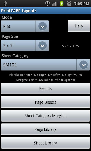 PrintCAPP Layout Calculator