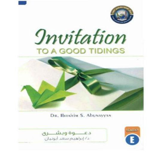 Invititaion to a good tidings