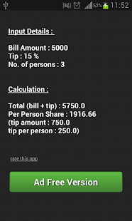 Tip & Bill 2 Split Calculator Screenshots 3