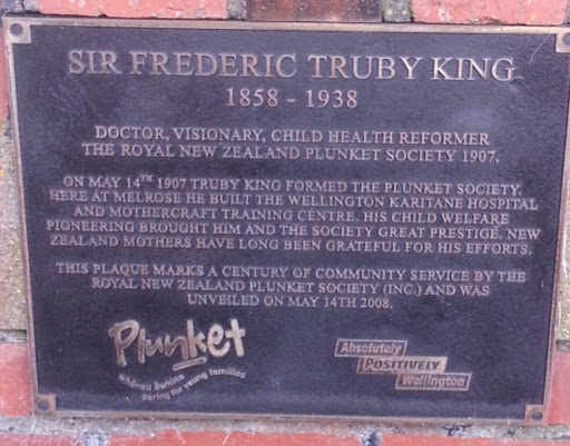 Sir Frederic Truby King Memorial Plaque