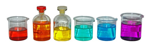 Coloured-transition-metal-solutions