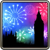 Fond d'écran feu d'artifice 3D