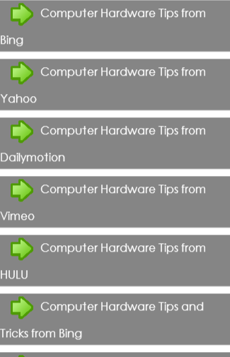 Computer Hardware Tips