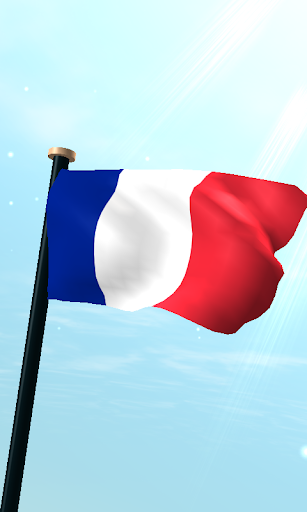 France Flag 3D Free Wallpaper