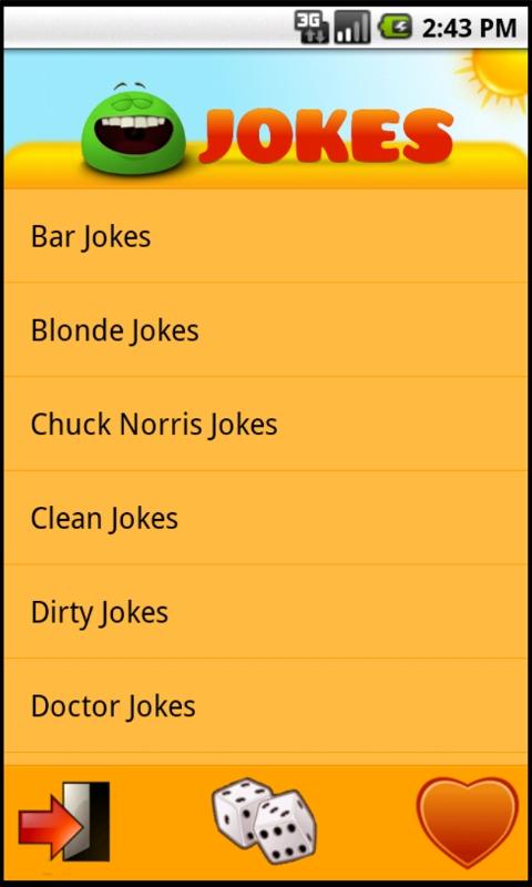 The Jokes (Ad Free) Screen 1