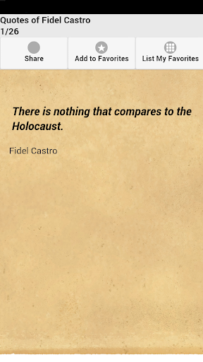 Quotes of Fidel Castro