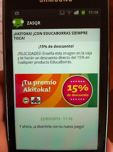 Zasqr QR reader