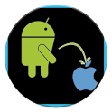 Android Peeing Apple LWP icon