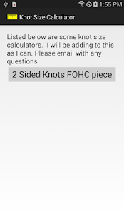 Knot Size Calculator Screenshots 0