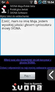 IVONA Maja Polish beta - screenshot thumbnail