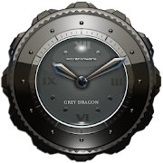 Dragon Clock Widget grey