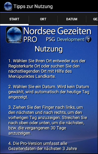 Nordsee Gezeiten Pro