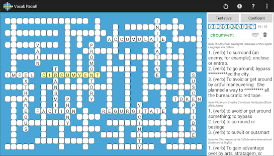 Vocab Recall Crossword(圖3)-速報App