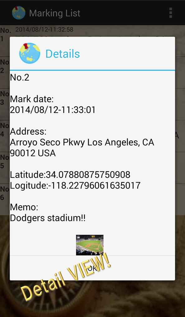 Route Marker Screen 3
