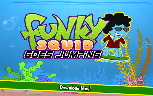 【免費街機App】Funky Squid Goes Jumping-APP點子