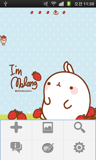 【免費娛樂App】CUKI Theme Cute molrang-APP點子