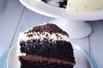 Black and White Chocolate Cake