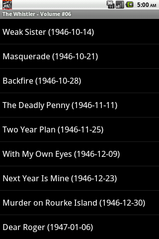 【免費音樂App】The Whistler Old Time Radio V6-APP點子