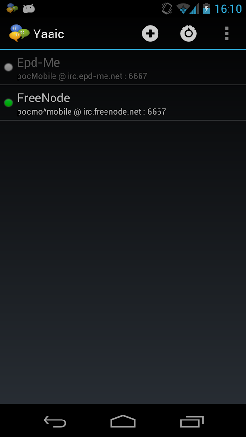 Yaaic Android