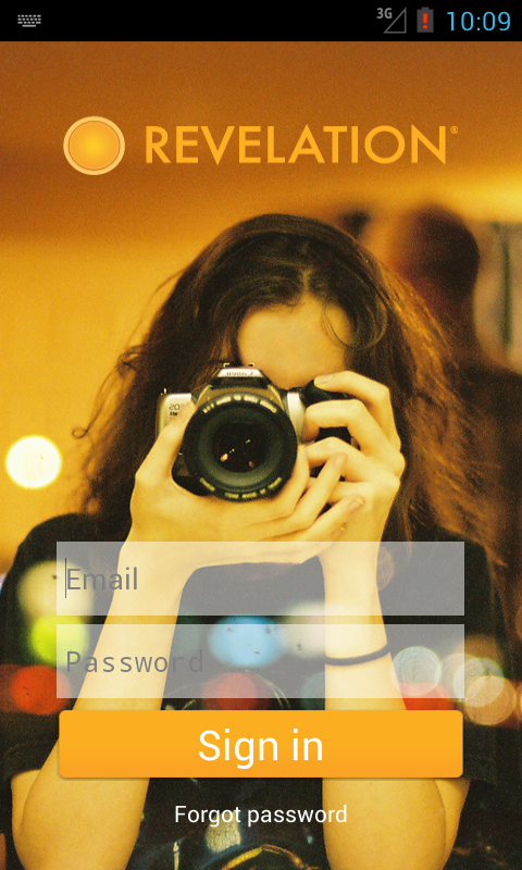Android application Revelation screenshort