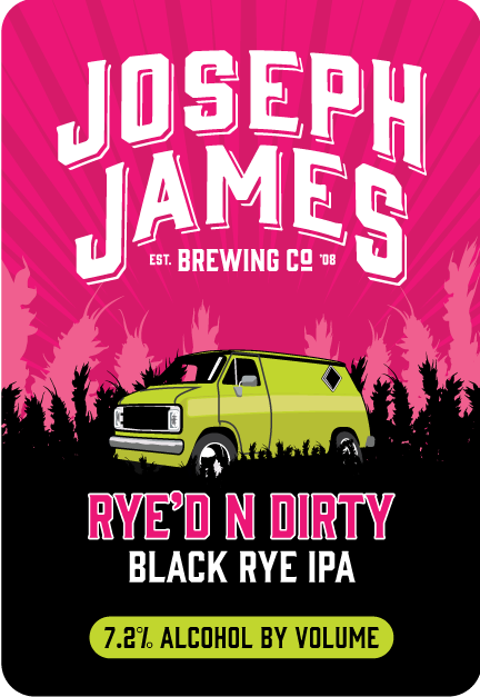 Logo of Joseph James Rye'd N Dirty Black Rye IPA