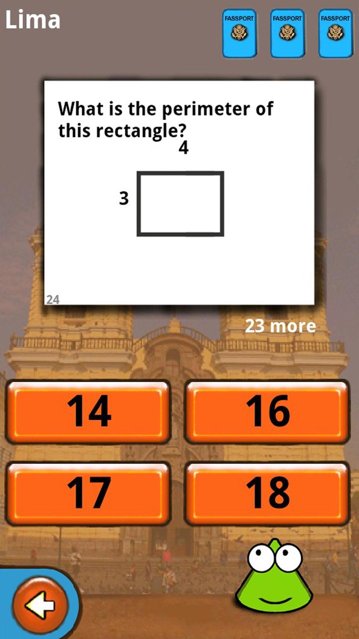 Geometry Quest Screen 2