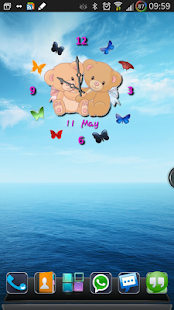 How to download Lovely Teddy Transparent Clock 1.0 unlimited apk for laptop