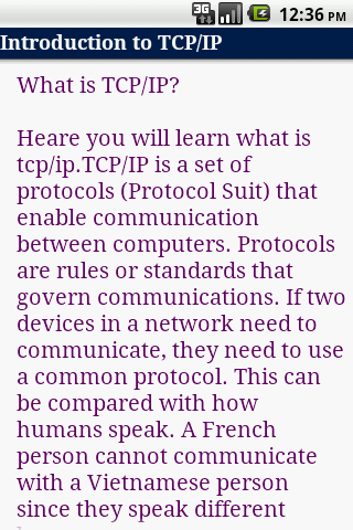 【免費教育App】TCP IP Tutorial-APP點子